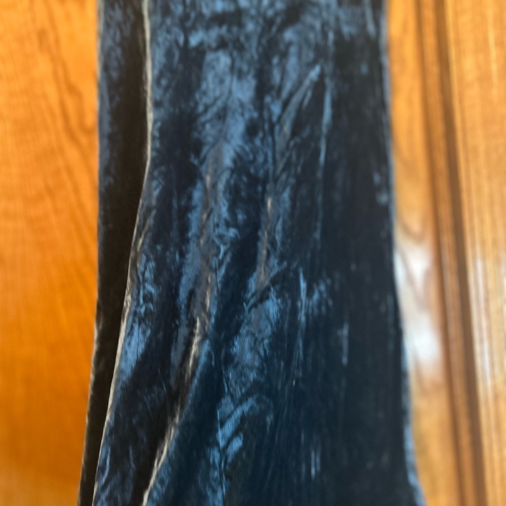 Maeve Anthropologie Green Velvet Maxi Skirt Small Holiday - Picture 5 of 7